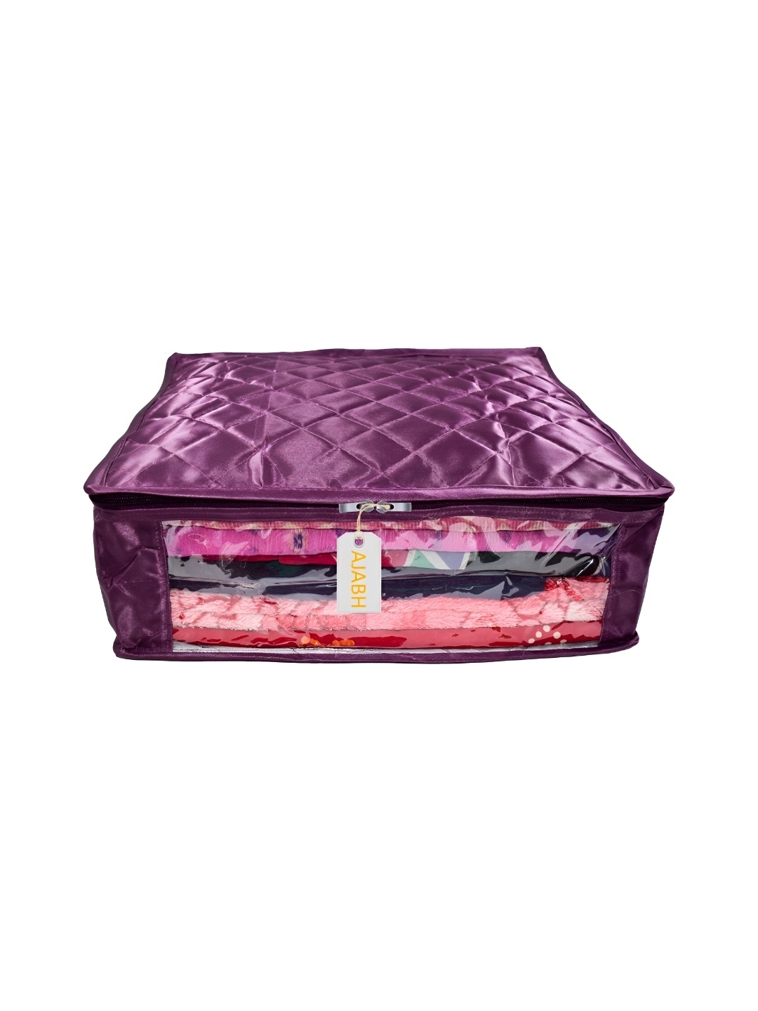 

Ajabh Purple Satin Drawer Organiser