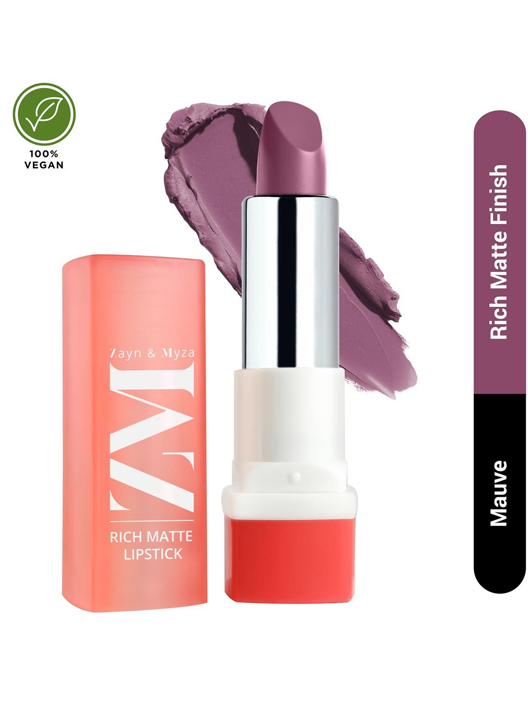 

ZM Zayn & Myza Rich Matte Finish Lipstick 4.2 g - Trendsetter 09, Purple