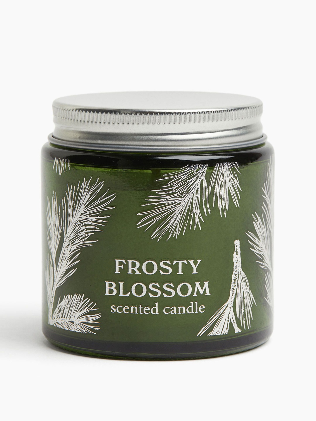 

H&M Green Small Scented Candle In Glass Holder