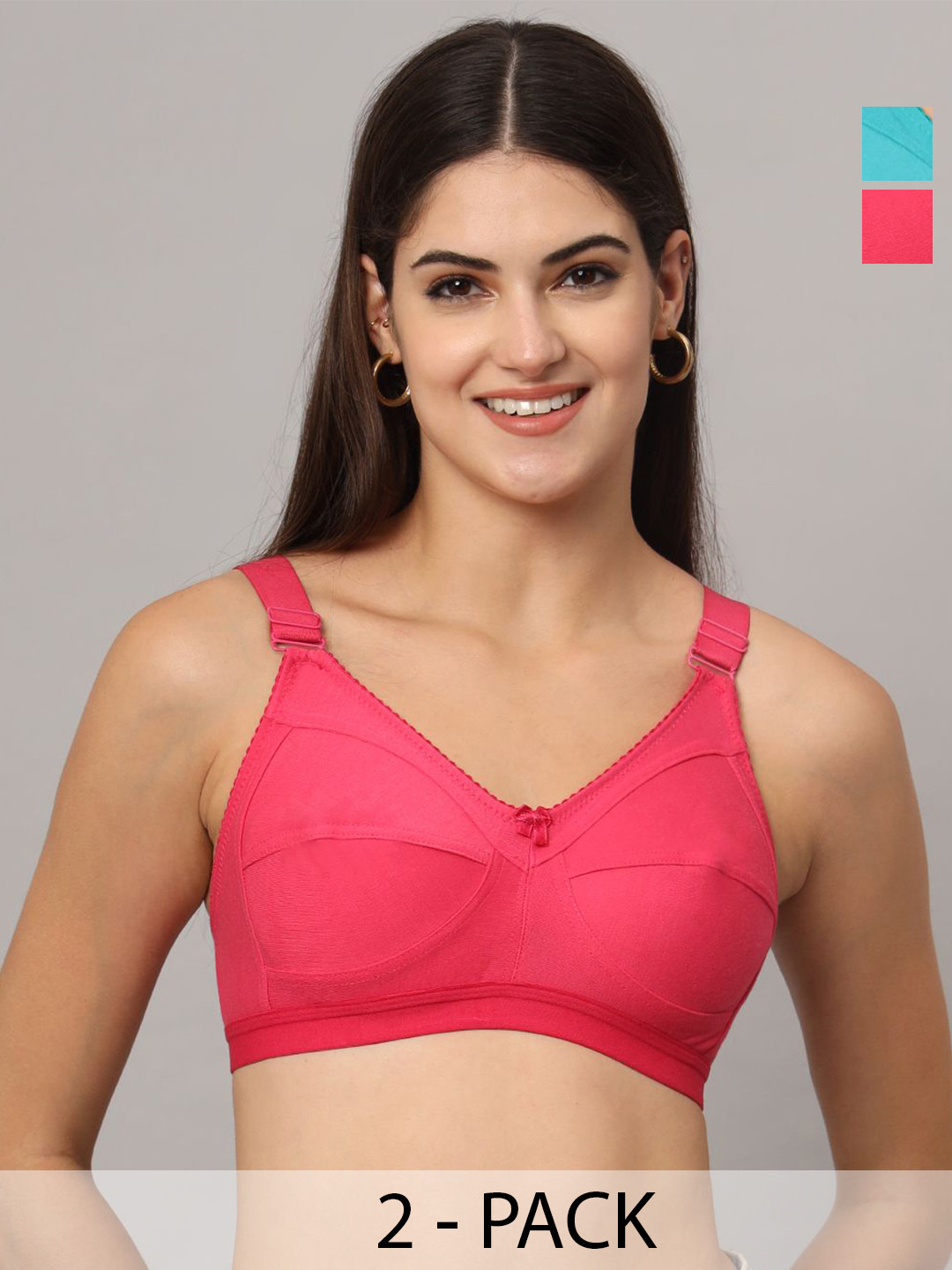 

Boleem Full Coverage Cotton Everyday Bra With All Day Comfort, Green