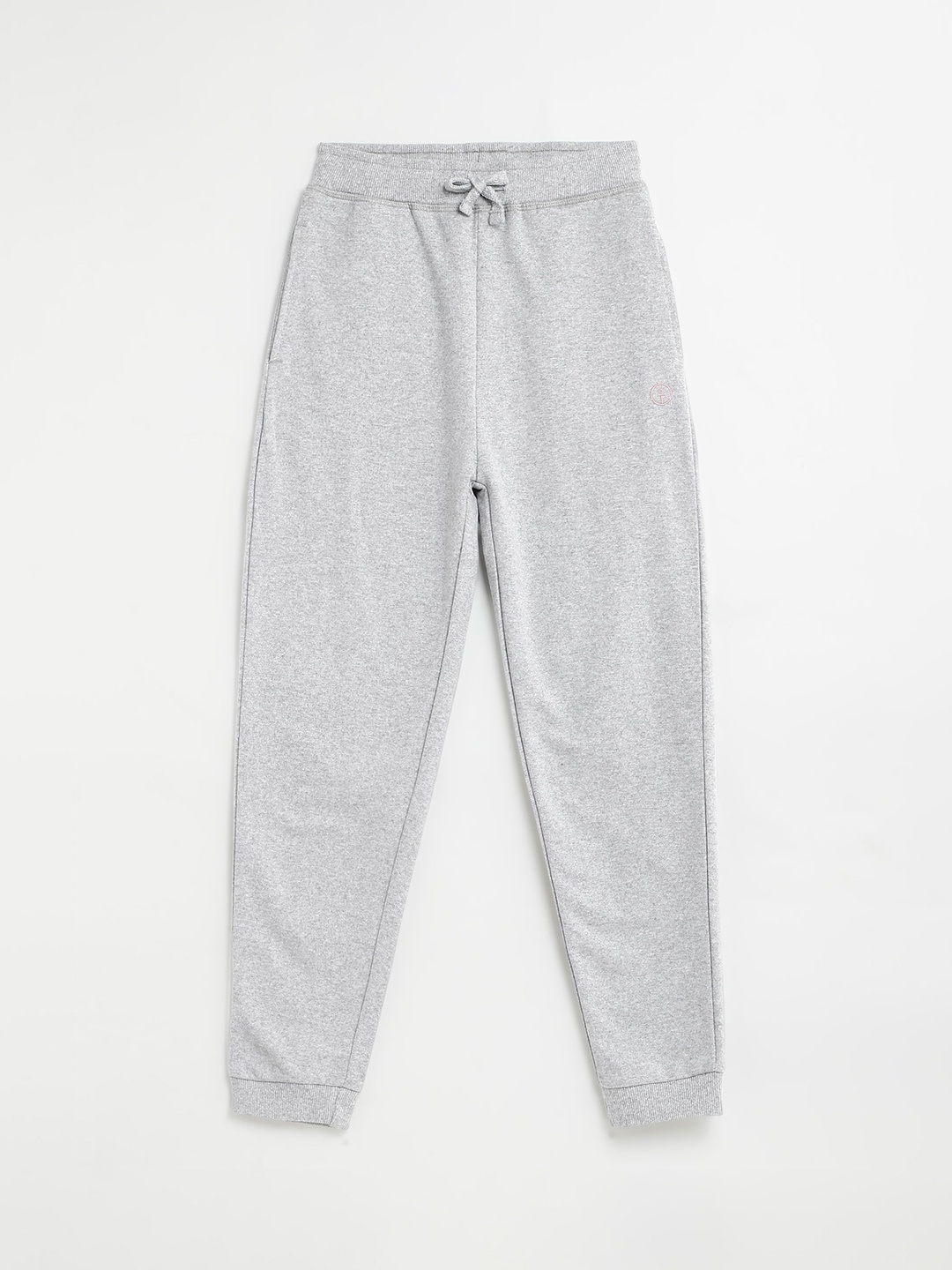 

Campana Girls Cotton Mid-Rise Jogger, Grey melange