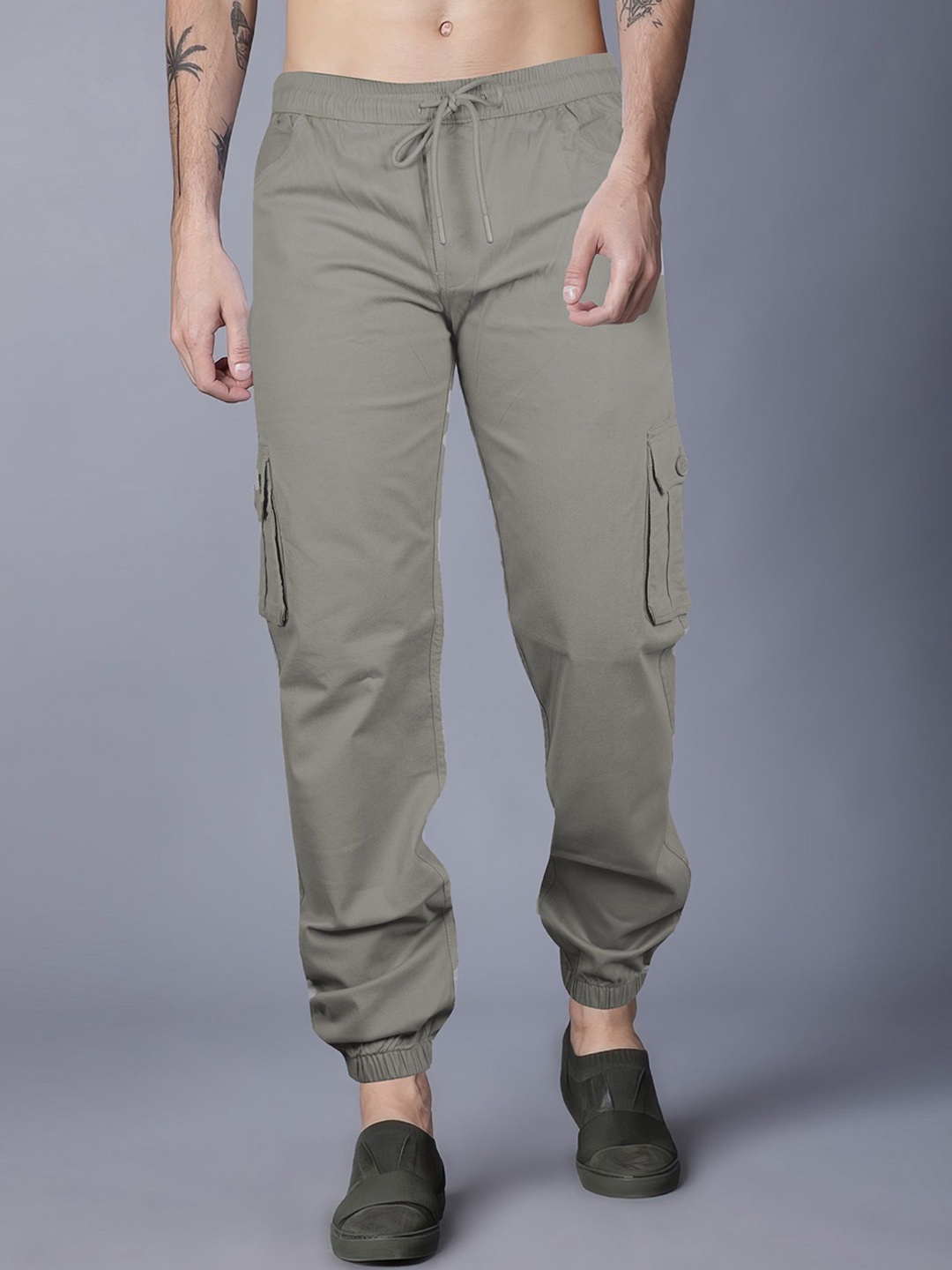 

Jb Just BLACK Men Relaxed Cotton Jogger Trouser, Beige