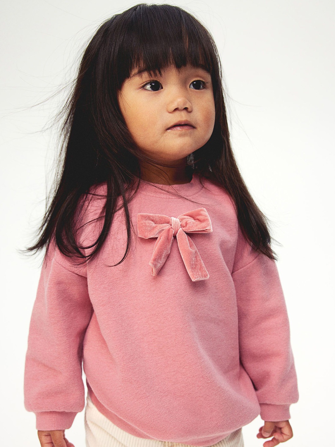 

H&M Girls Crew-Neck Sweatshirts, Pink