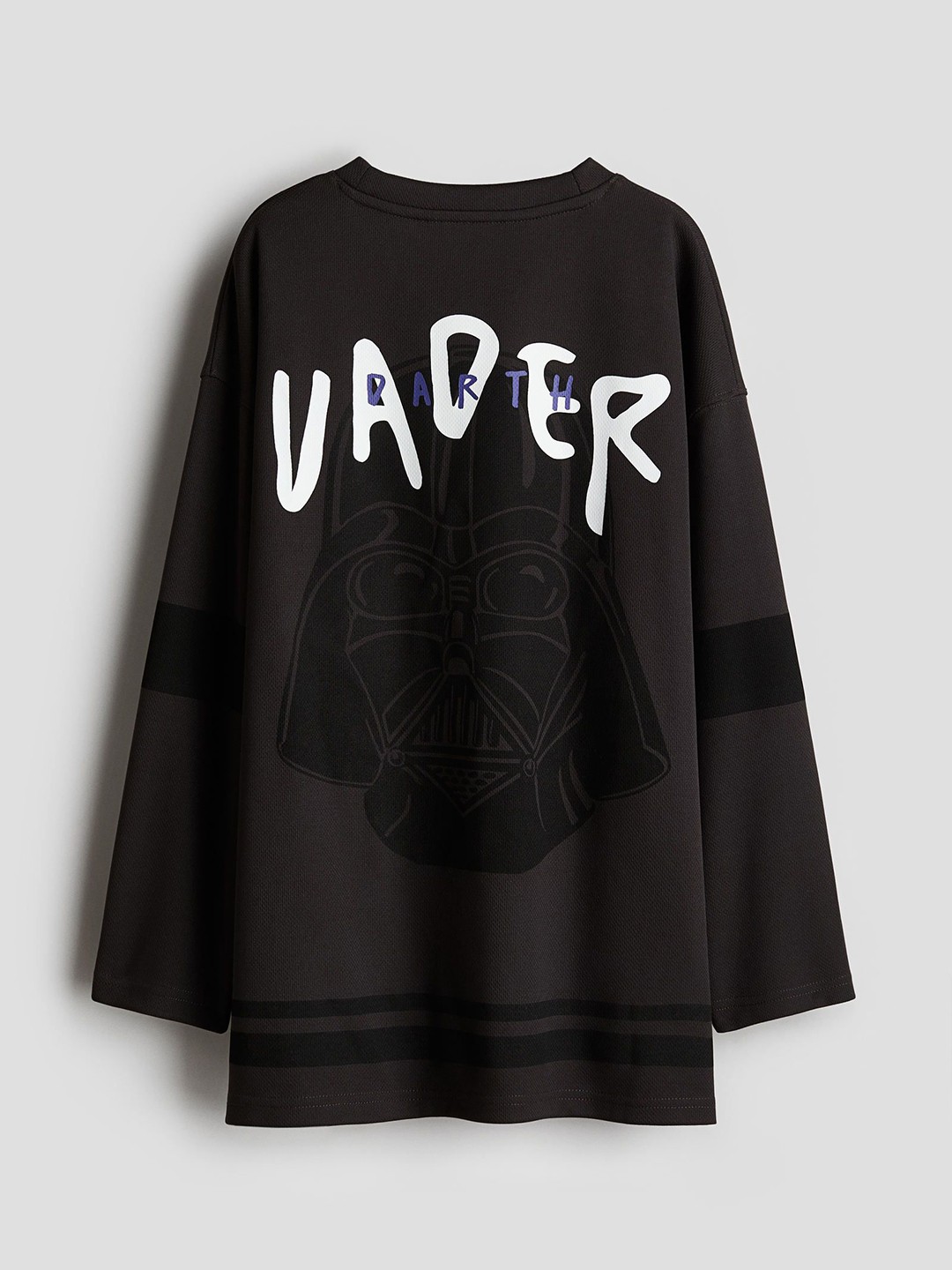 

H&M Boys Oversized Mesh T-shirt, Black
