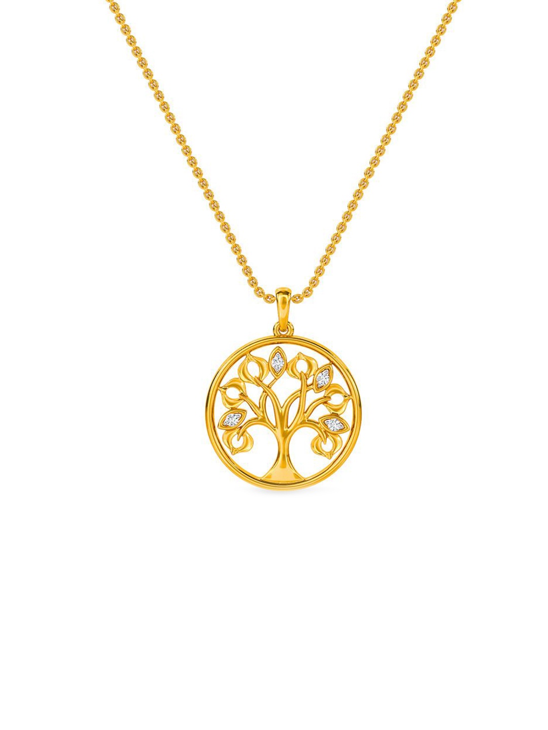 

KISNA DIAMOND AND GOLD JEWELLERY Women 14KT Diamond Pendant