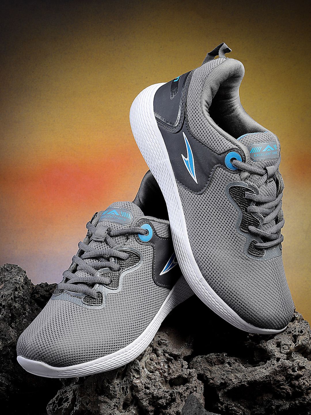 

ASIAN Men TOOFAN-08 Mesh Running Non-Marking Shoes, Grey
