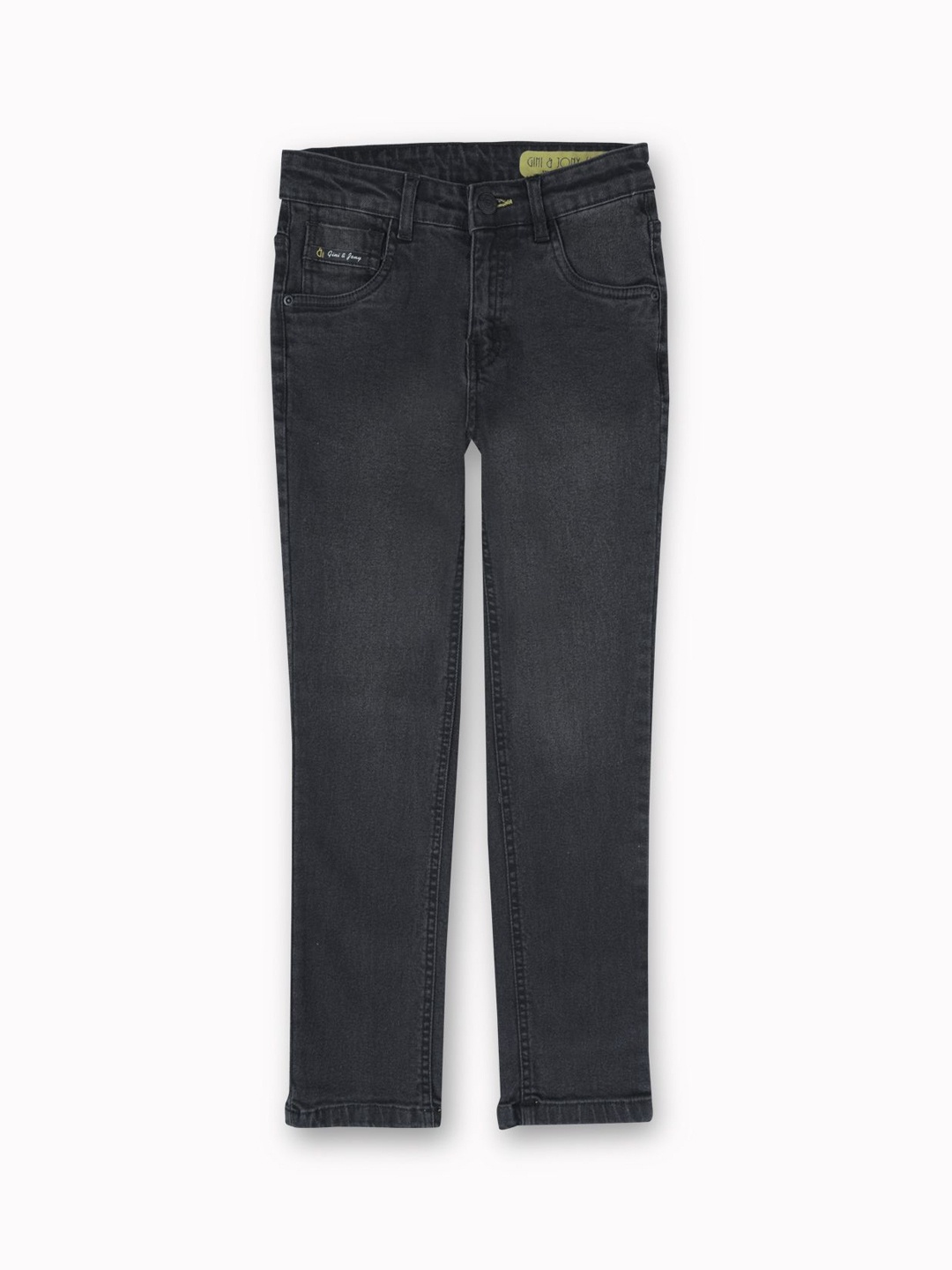 

Gini and Jony Boys Comfort Slim Fit Stretchable Clean Look Jeans, Black
