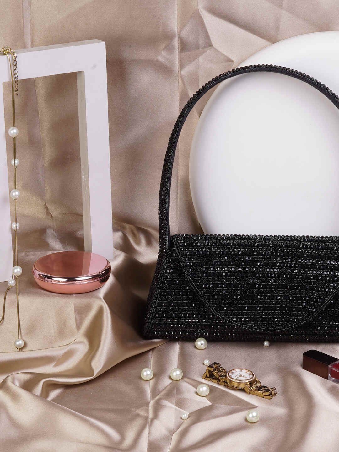 

Metro Embellished Purse Clutch, Black