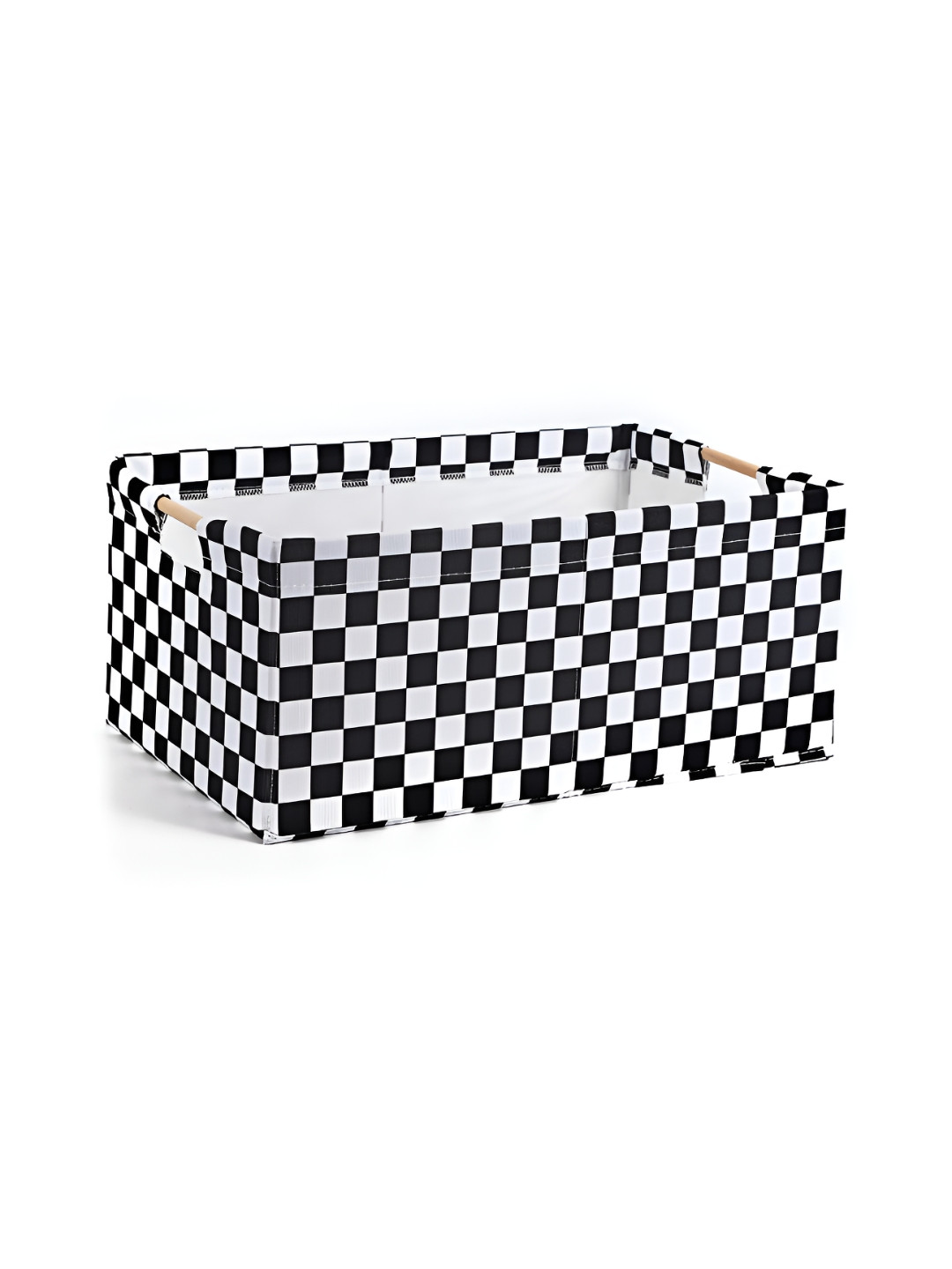 

HOUSE OF QUIRK Black & White Checked Foldable Organiser