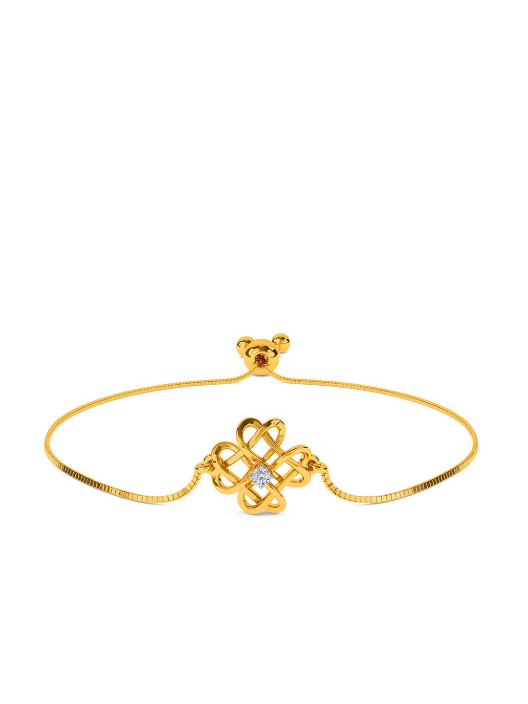 

KISNA DIAMOND AND GOLD JEWELLERY 18KT Bracelet Diamond - 0.02 CT