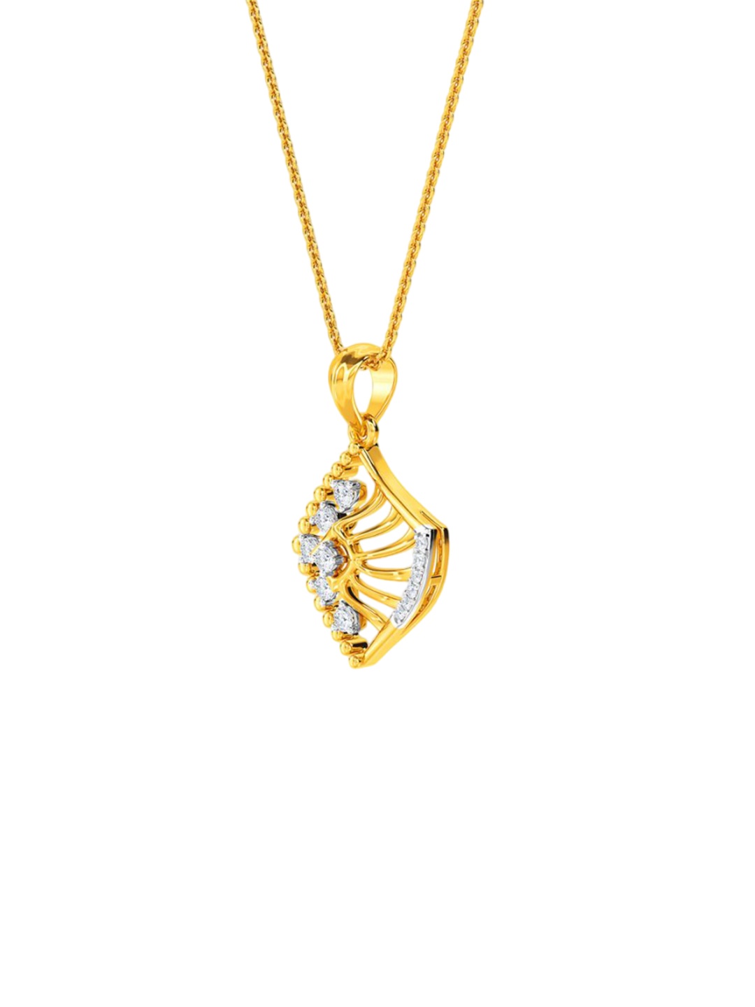 

KISNA DIAMOND AND GOLD JEWELLERY Women 14KT Pendant Diamond - 0.18 CT
