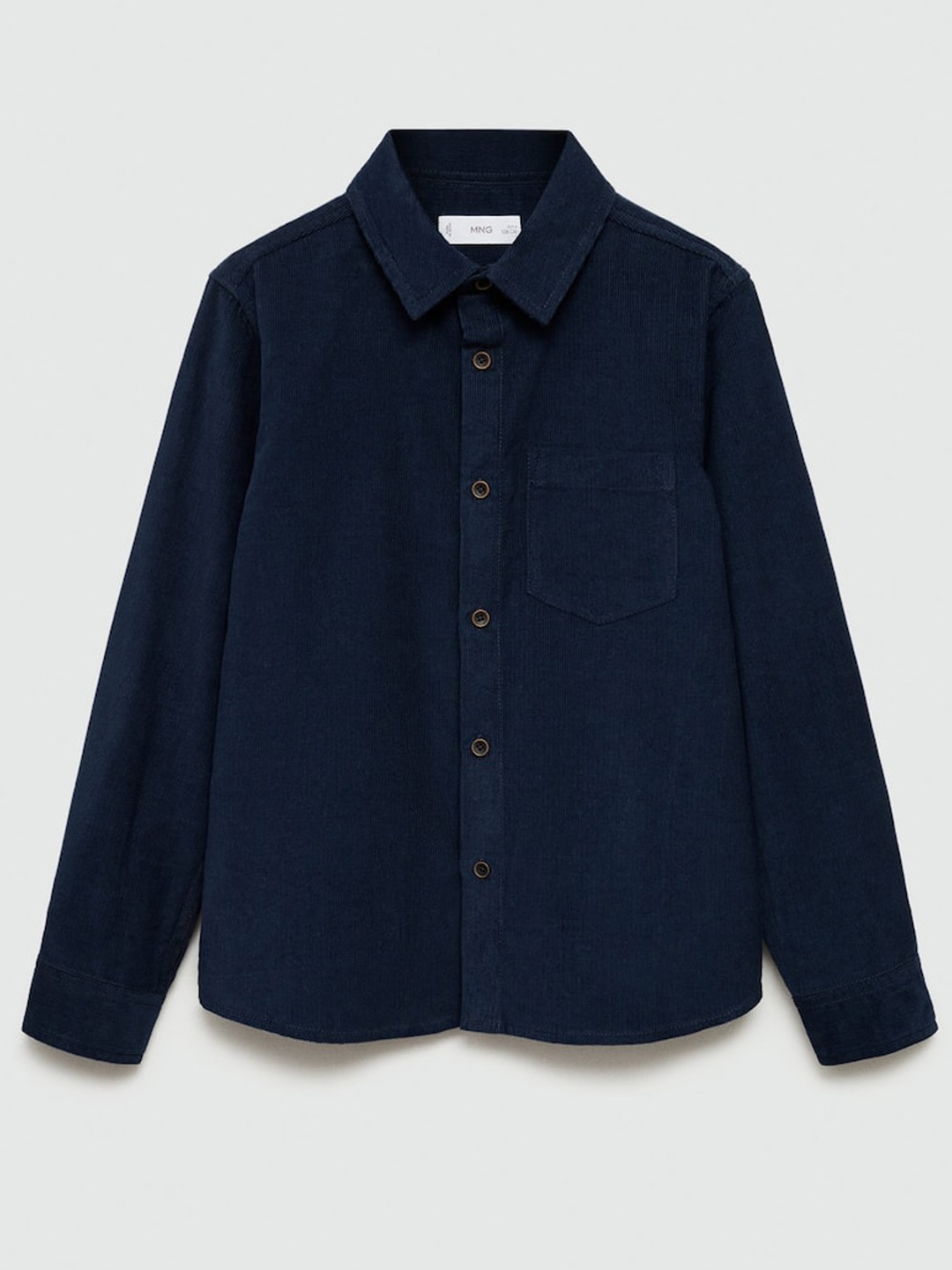 

Mango Kids Boys Pure Cotton Casual Shirt, Navy blue
