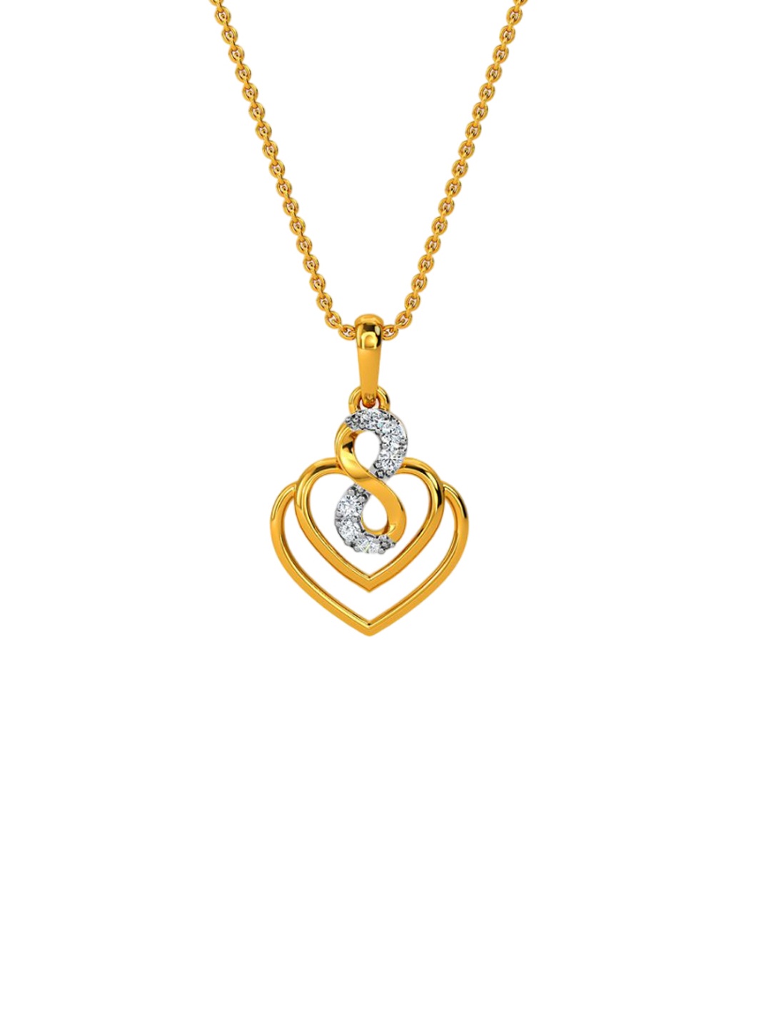 

KISNA DIAMOND AND GOLD JEWELLERY Women 18KT Jiyana Diamond Pendant