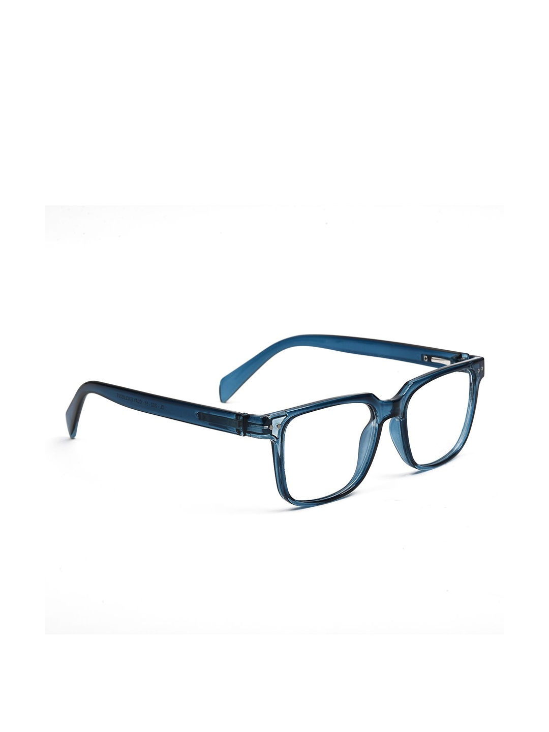

OPTIFY Unisex Full Rim Rectangle Frames, Blue