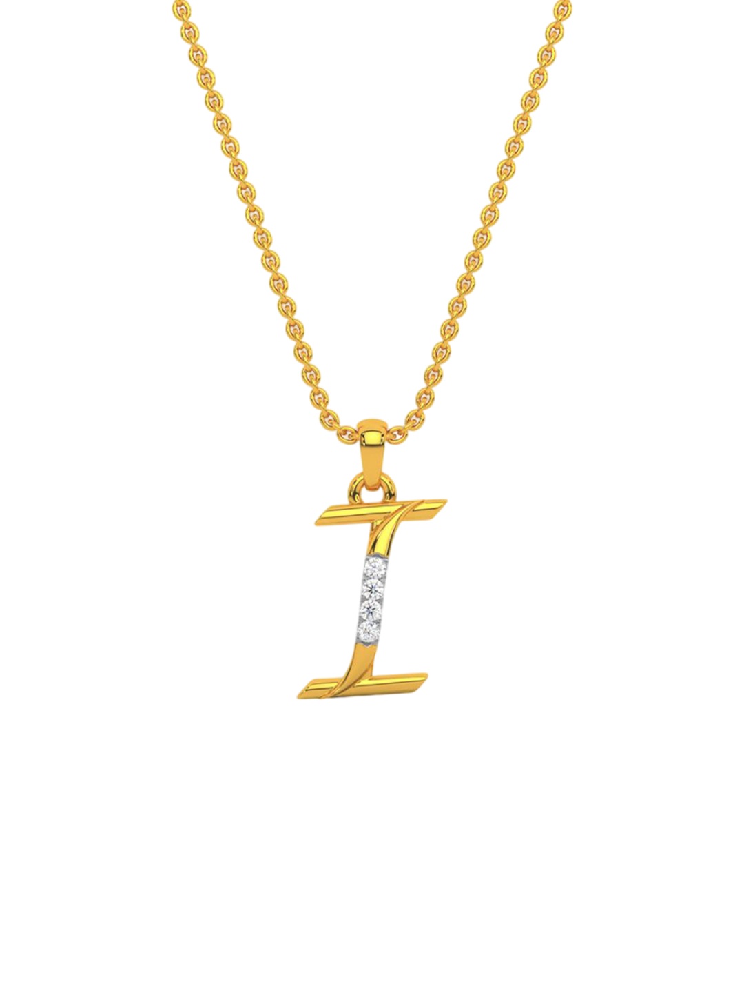 

KISNA DIAMOND AND GOLD JEWELLERY Women 14Kt Yellow Gold- Plated Pendant Chain