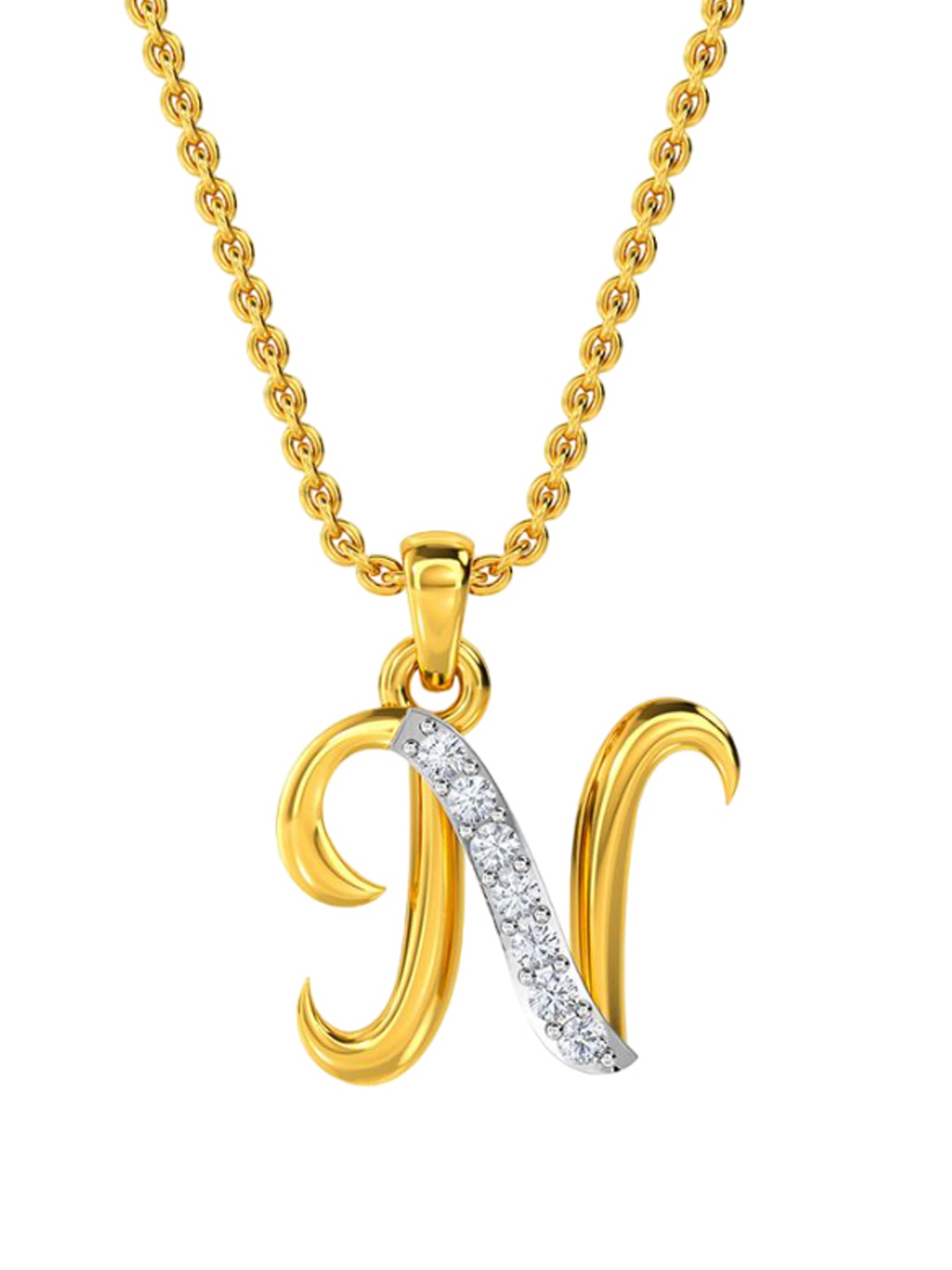 

KISNA DIAMOND AND GOLD JEWELLERY 18KT Diamond Pendant 0.58gm