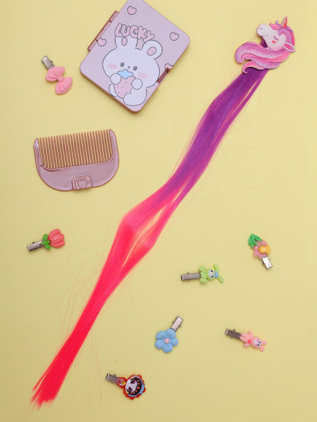

ilearnngrow Kids Hair Accessory Set, Pink