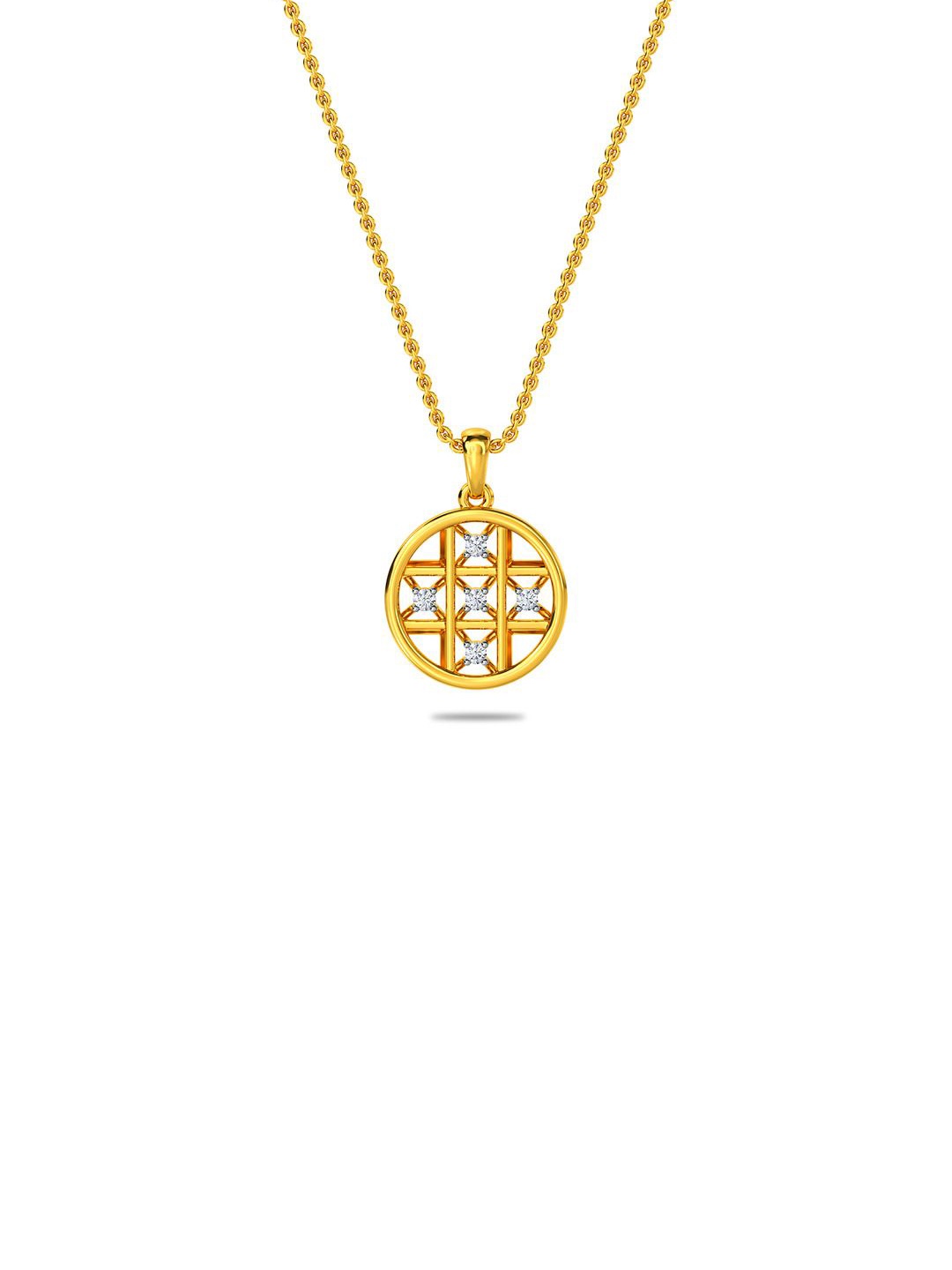 

KISNA DIAMOND AND GOLD JEWELLERY 18KT Diamond Pendant