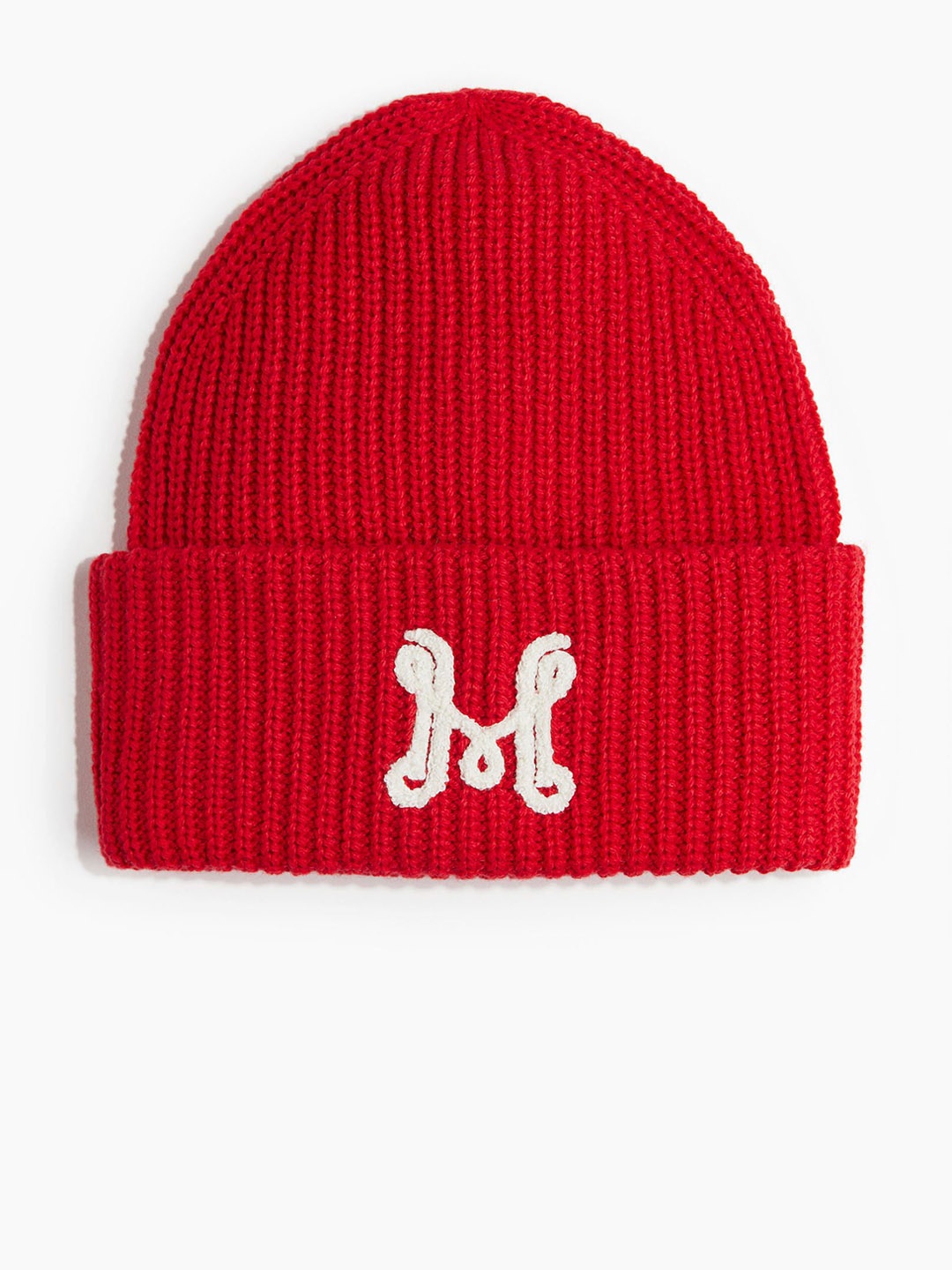 

H&M Women Rib-knit Beanie, Red