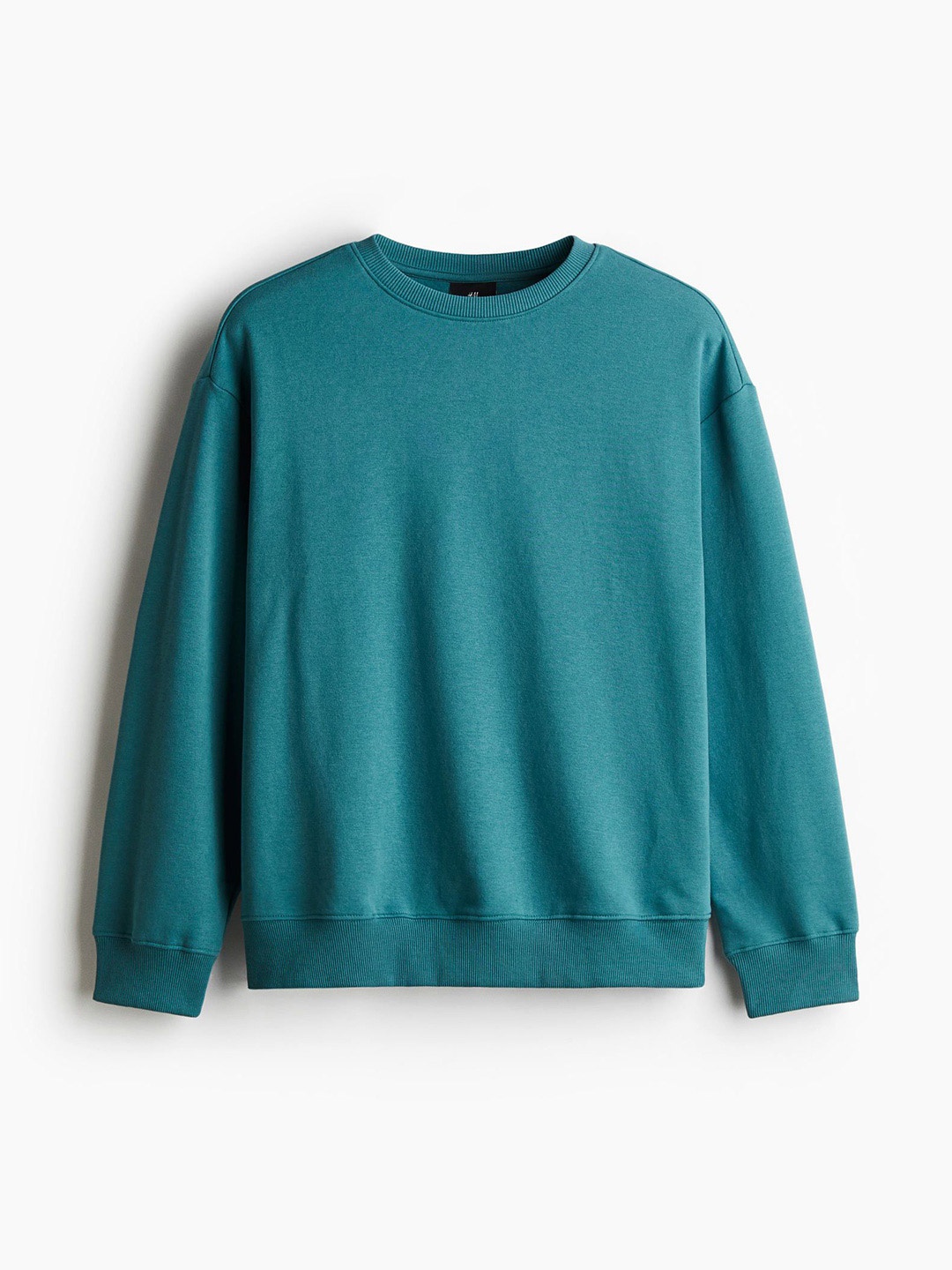 

H&M Men Loose Fit Sweatshirt, Turquoise blue