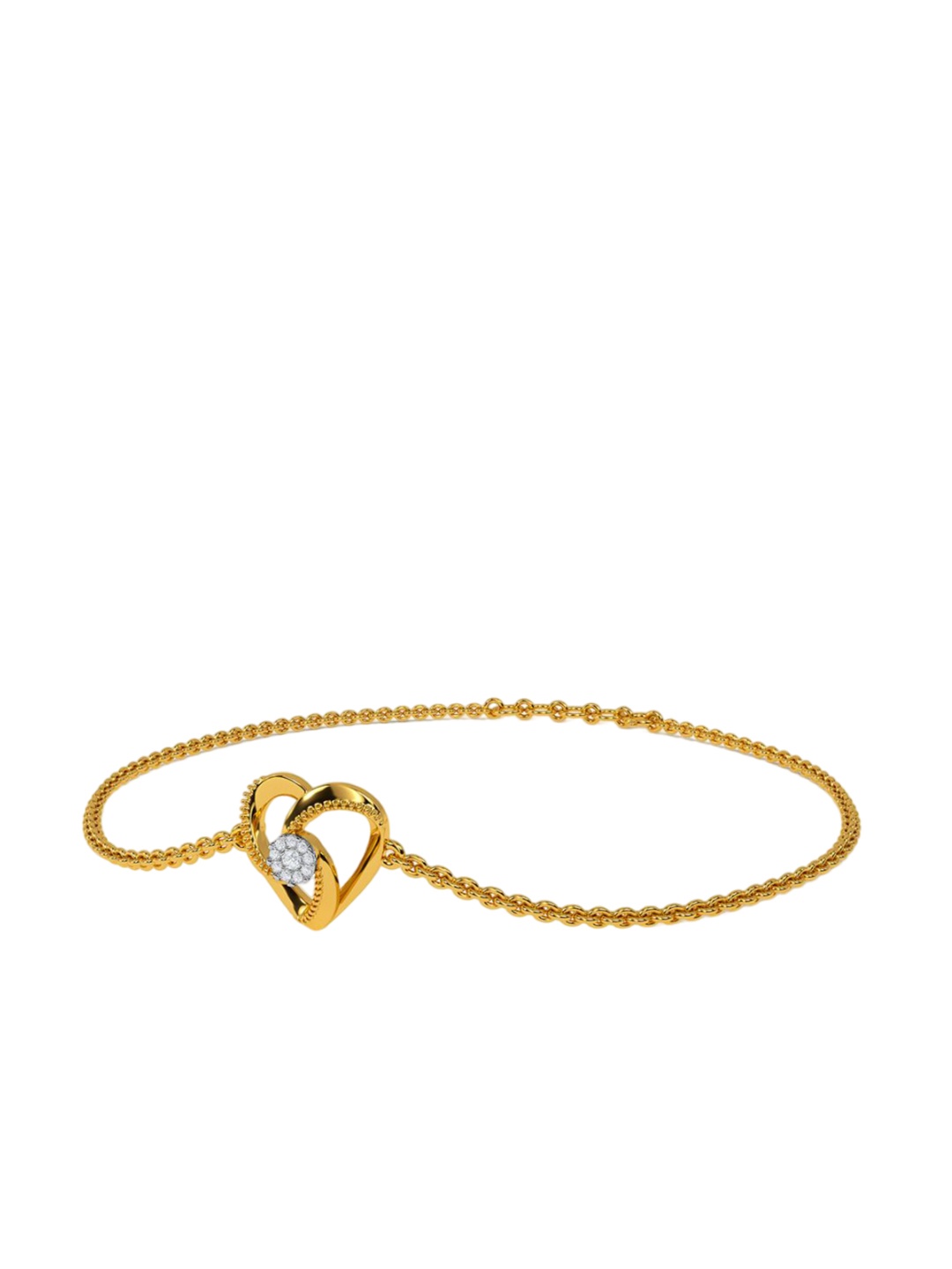 

KISNA DIAMOND AND GOLD JEWELLERY 14KT Diamond Bracelet - 1.32 gm
