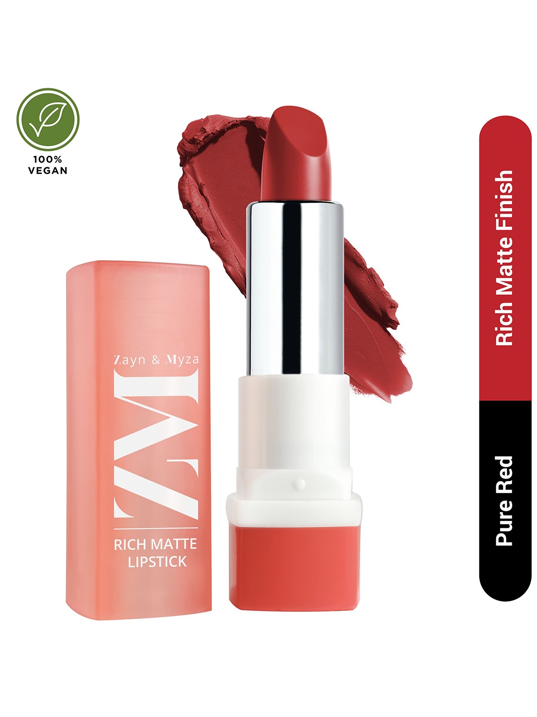 

ZM Zayn & Myza Rich Matte Finish Lipstick- 4.2 g- Savage - 01, Red