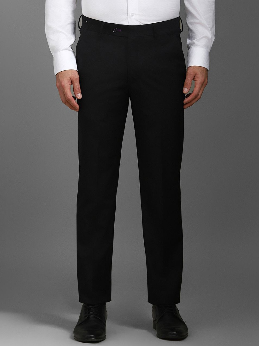 

Luxure by Louis Philippe Men Slim Fit Trousers, Black