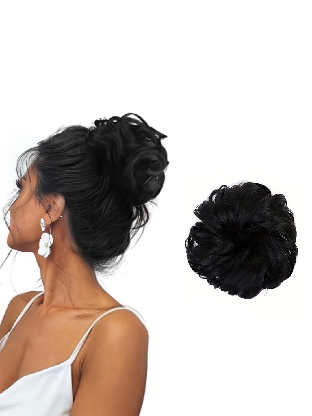 

D-Divine Messy Bun Hair Extension - Black