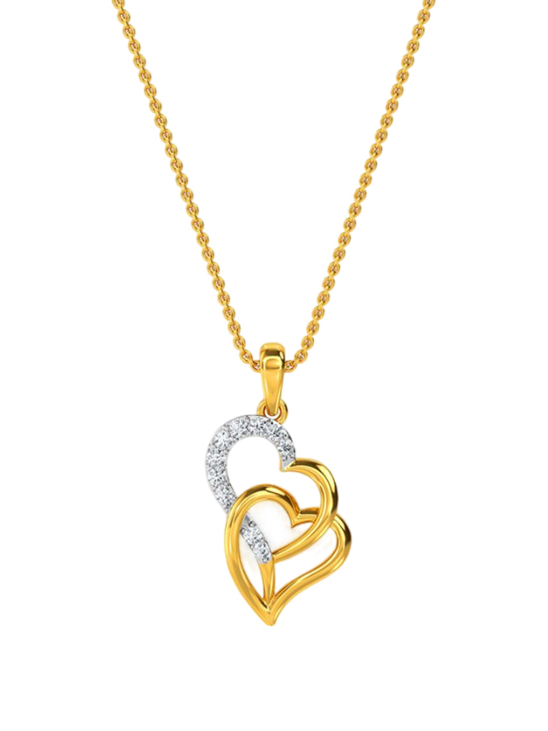 

KISNA DIAMOND AND GOLD JEWELLERY Women 18KT Pendant Diamond 0.04 carat