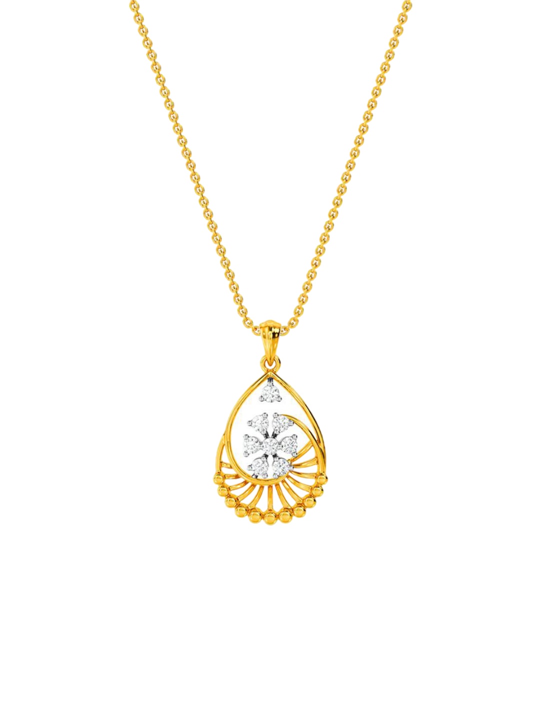 

KISNA DIAMOND AND GOLD JEWELLERY 18KT Pendant Diamond Weight - 0.16 CT