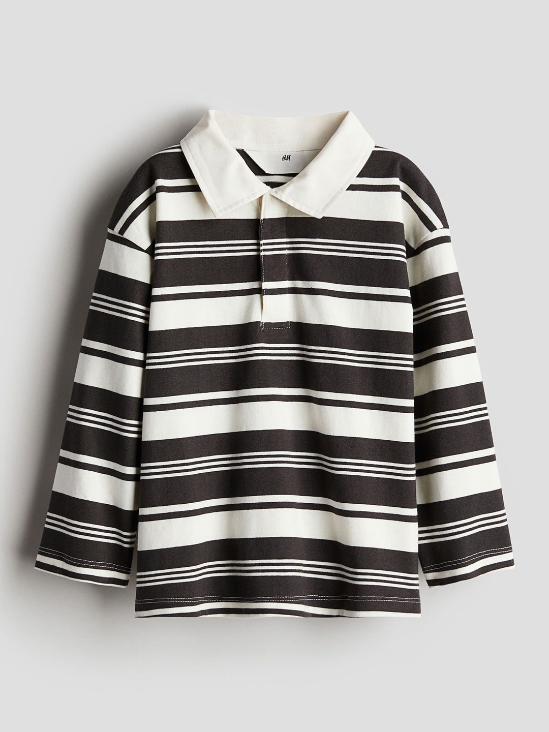 

H&M Boys Rugby Sweatshirt, Black