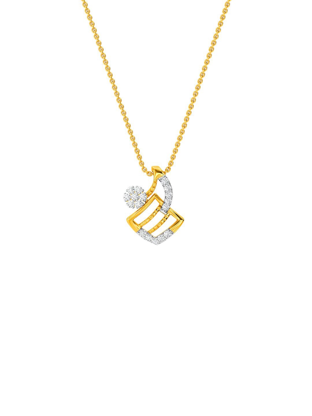 

KISNA DIAMOND AND GOLD JEWELLERY Women 18KT Diamond Pendant
