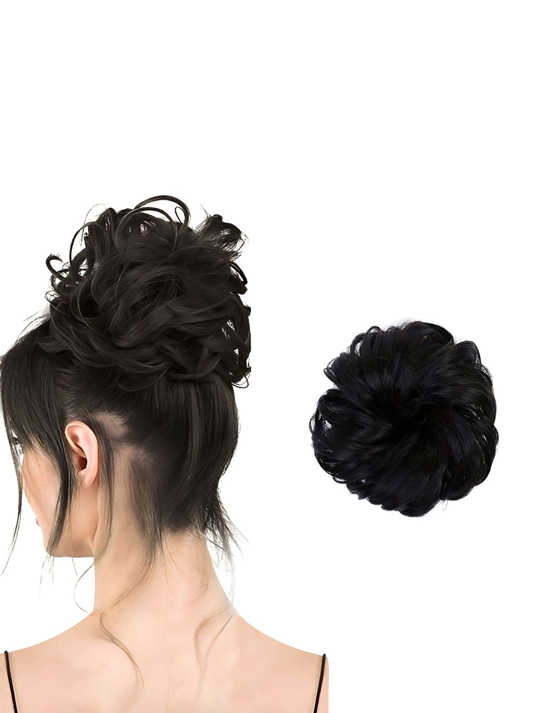 

D-Divine Messy Bun Hair Extension - Black