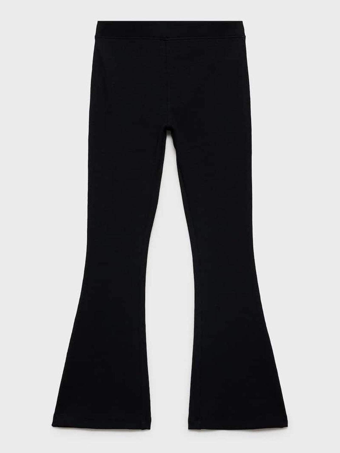 

Mango Kids-Girls Ribbed Flared Leggings, Black