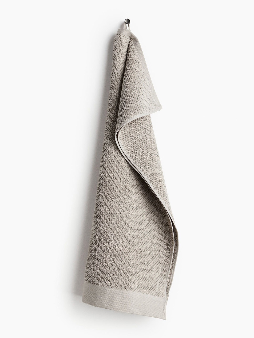 

H&M Beige Cotton Terry Hand Towel