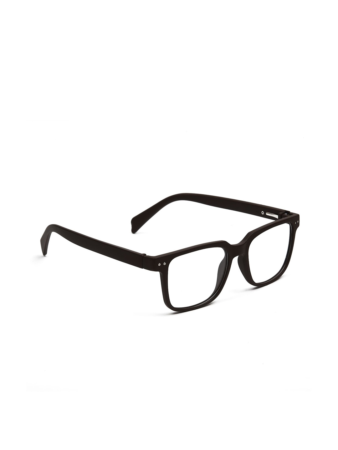 

OPTIFY Unisex Full Rim Rectangle Frames, Black