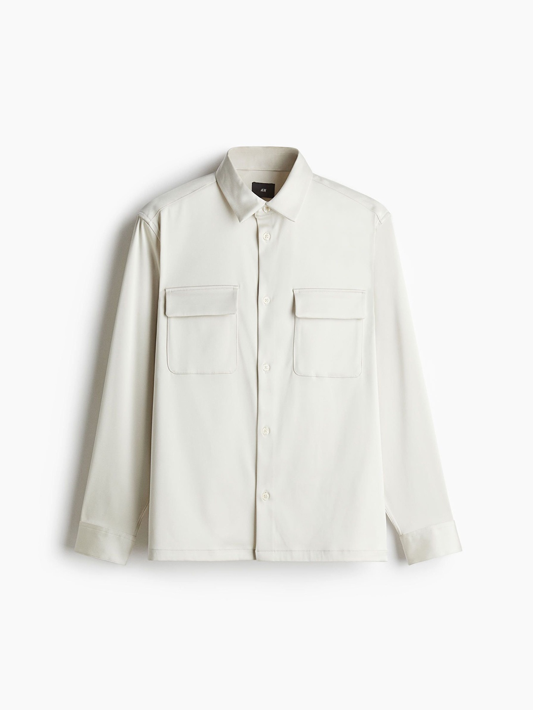 

H&M Satin Over Shirts, White