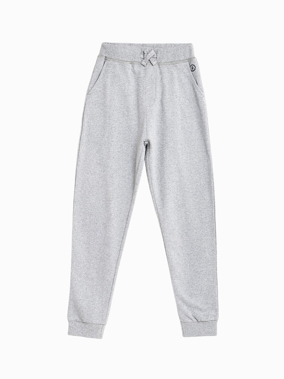 

Campana Boys Cotton Mid Rise Joggers, Grey melange