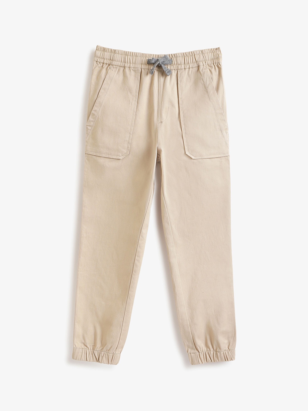 

Campana Boys Regular Fit Joggers Trousers, Beige