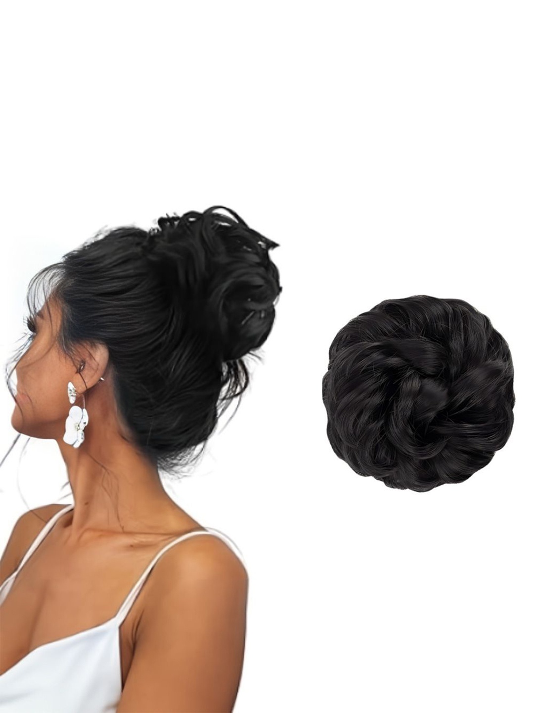 

D-Divine Messy Bun Hair Extension - Black