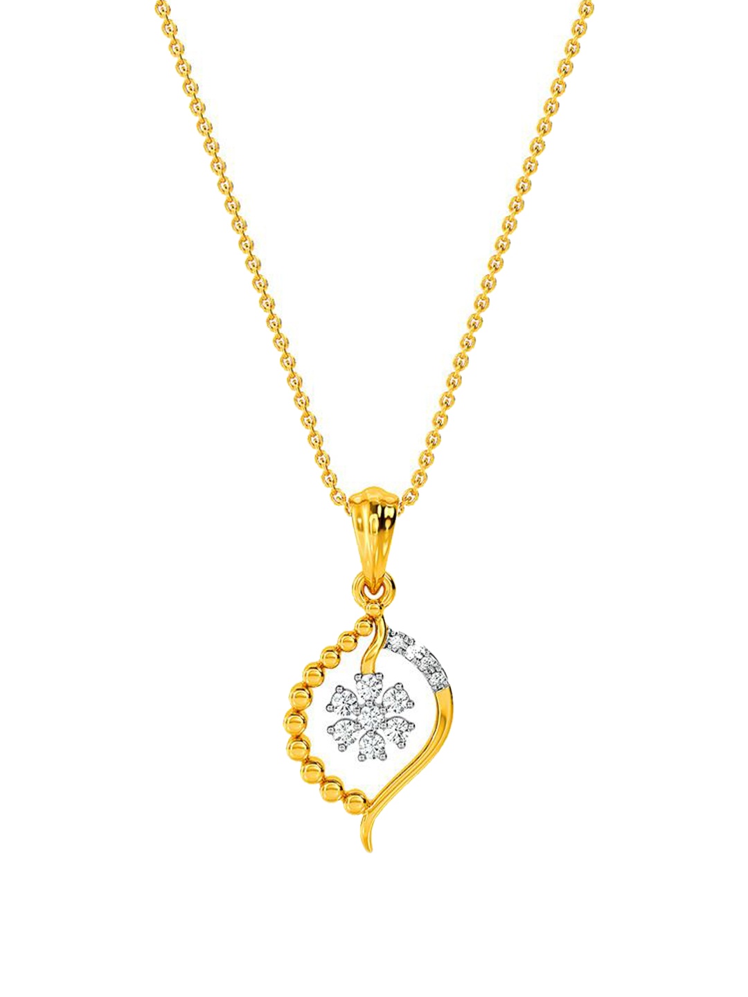 

KISNA DIAMOND AND GOLD JEWELLERY Women 18KT Pendant Diamond