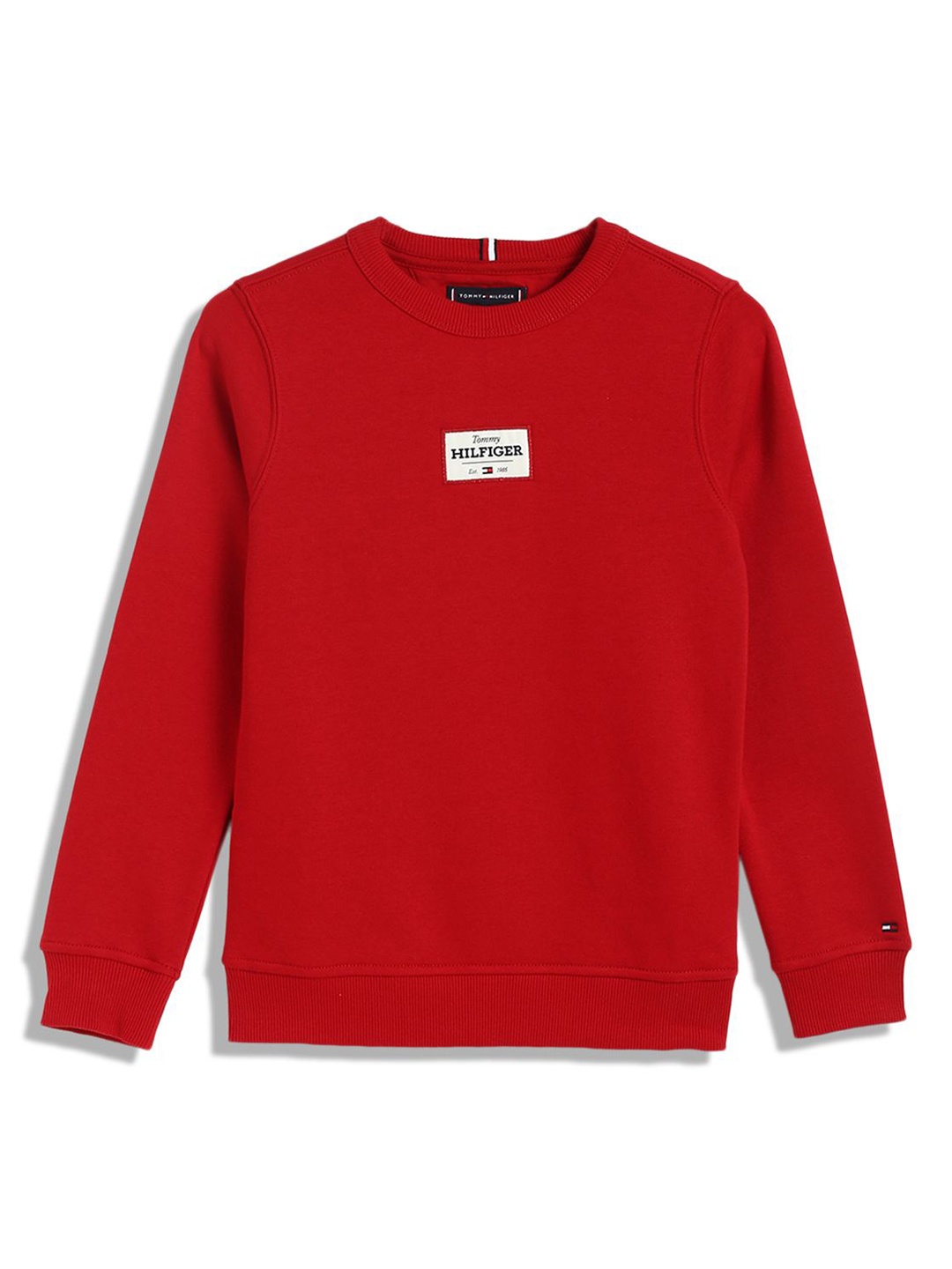 

Tommy Hilfiger BB MONOTYPE 1985 LABEL REG SWE Boys Cotton Sweatshirt, Red