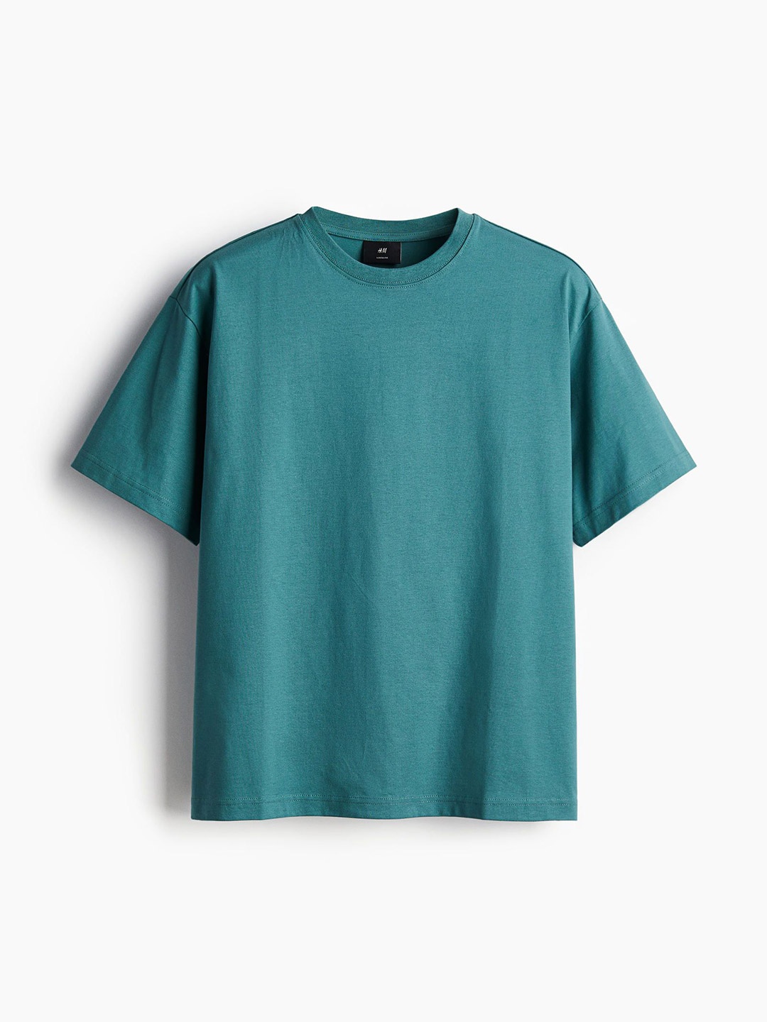 

H&M Loose Fit T-shirt, Turquoise blue