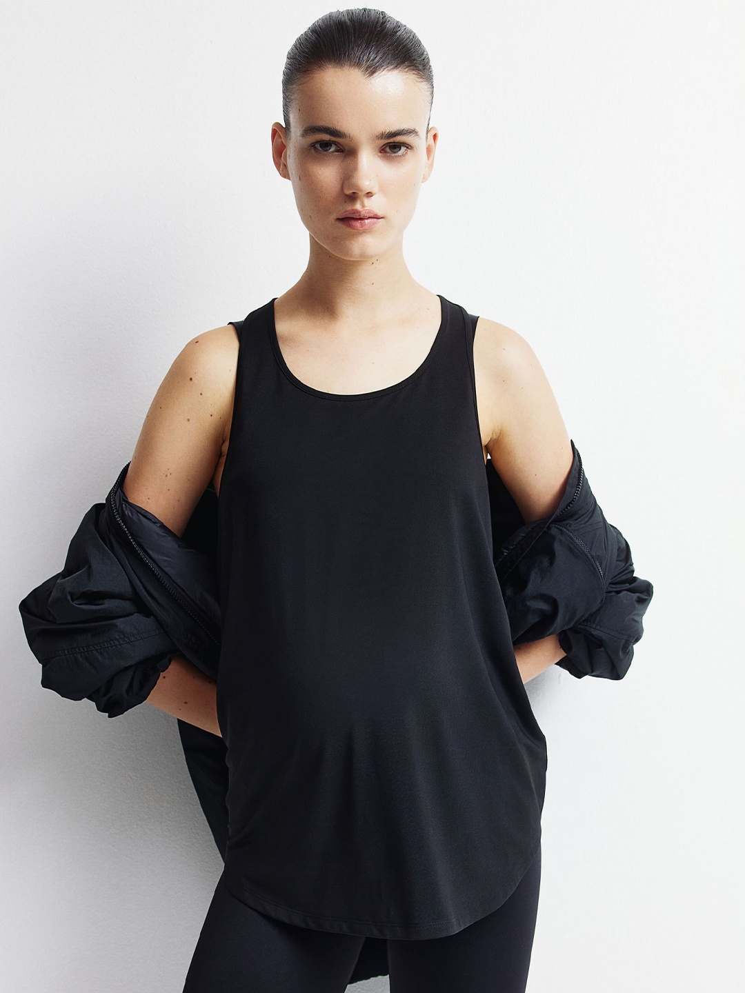 

H&M Mama Sports Vest Top, Black