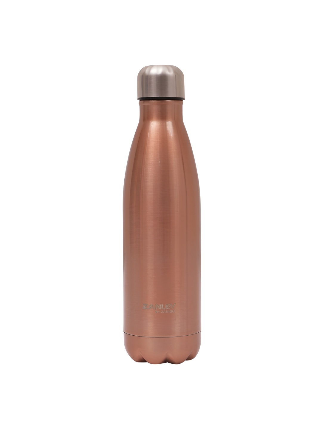 

ZANIBO Copper-Toned Stainless Steel Smart Vacuum Water Bottle- 500ml