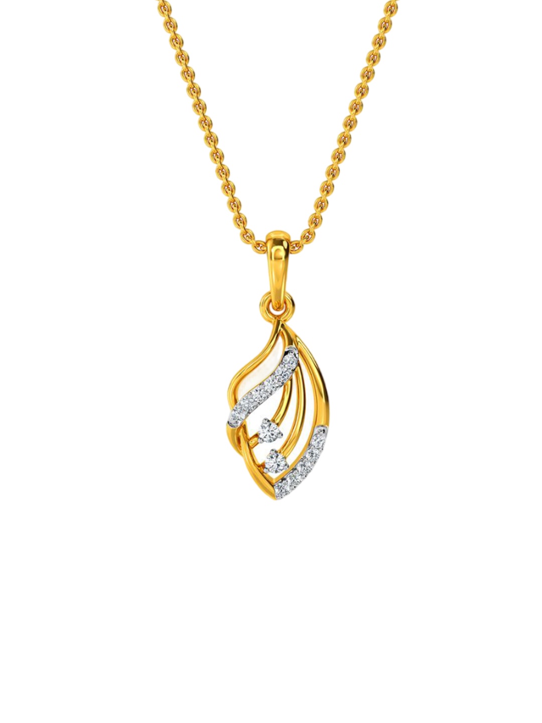 

KISNA DIAMOND AND GOLD JEWELLERY Women 18KT Pendant Diamond