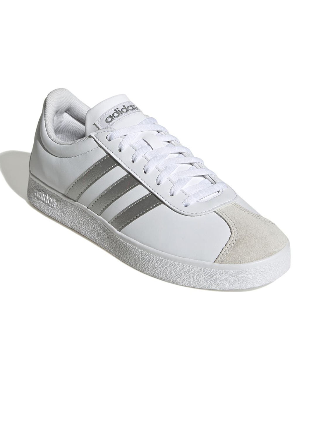

ADIDAS Vl Court Base Women Colourblocked Lace-Ups Running Shoes, White