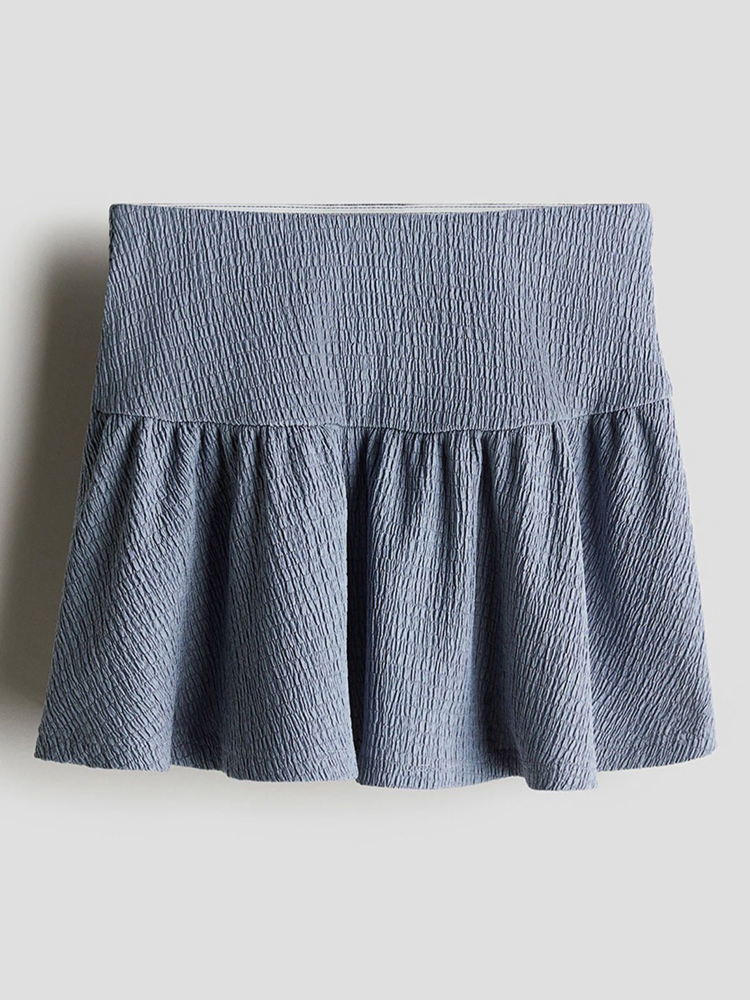 

H&M Girls Crinkled Jersey Skirt, Blue