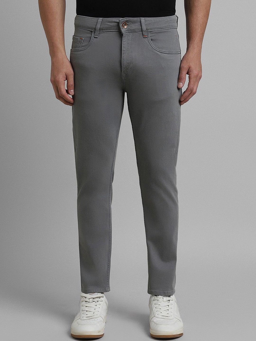 

SIMON CARTER LONDON Men Slim Fit Mid-Rise Jeans, Grey