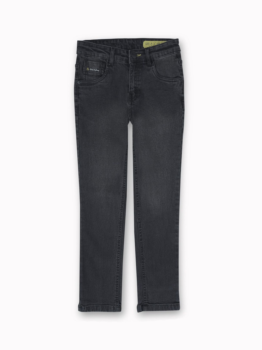 

Gini and Jony Boys Comfort Slim Fit Mid-Rise Stretchable Jeans, Black